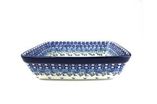 404 Bunzlau Rechthoekige schaal 1821X Rechthoekige schalen zonder oor